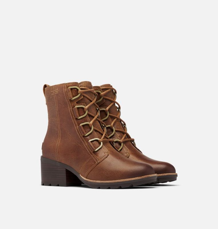 Sorel Cate™ Lace Mid - Womens Booties Brown - 941207HMX